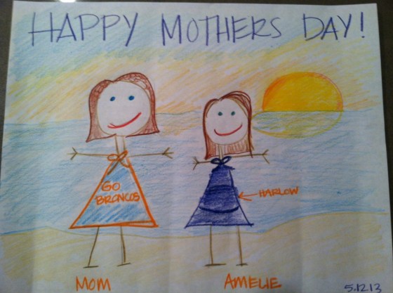 This is from your daughter Amelie. She's a designer. (Age 32)