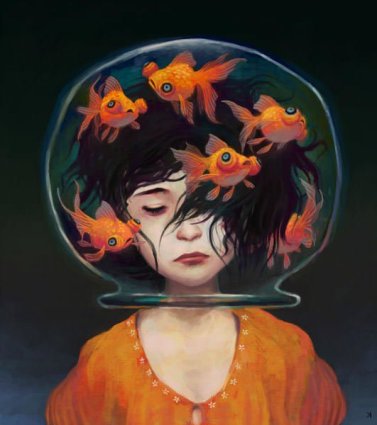 ken-wong-art-painting-goldfish-girl-design-inspiration
